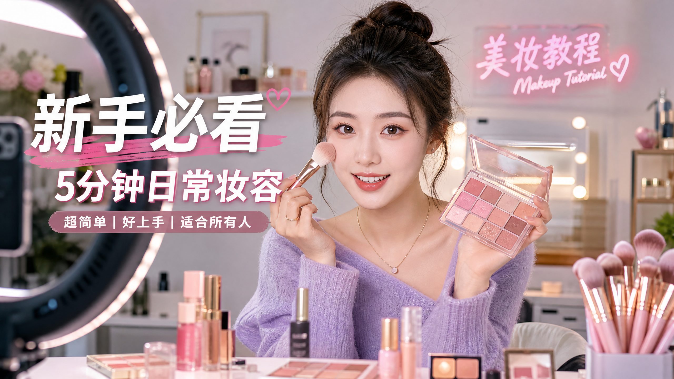 探花美妆视频教程
